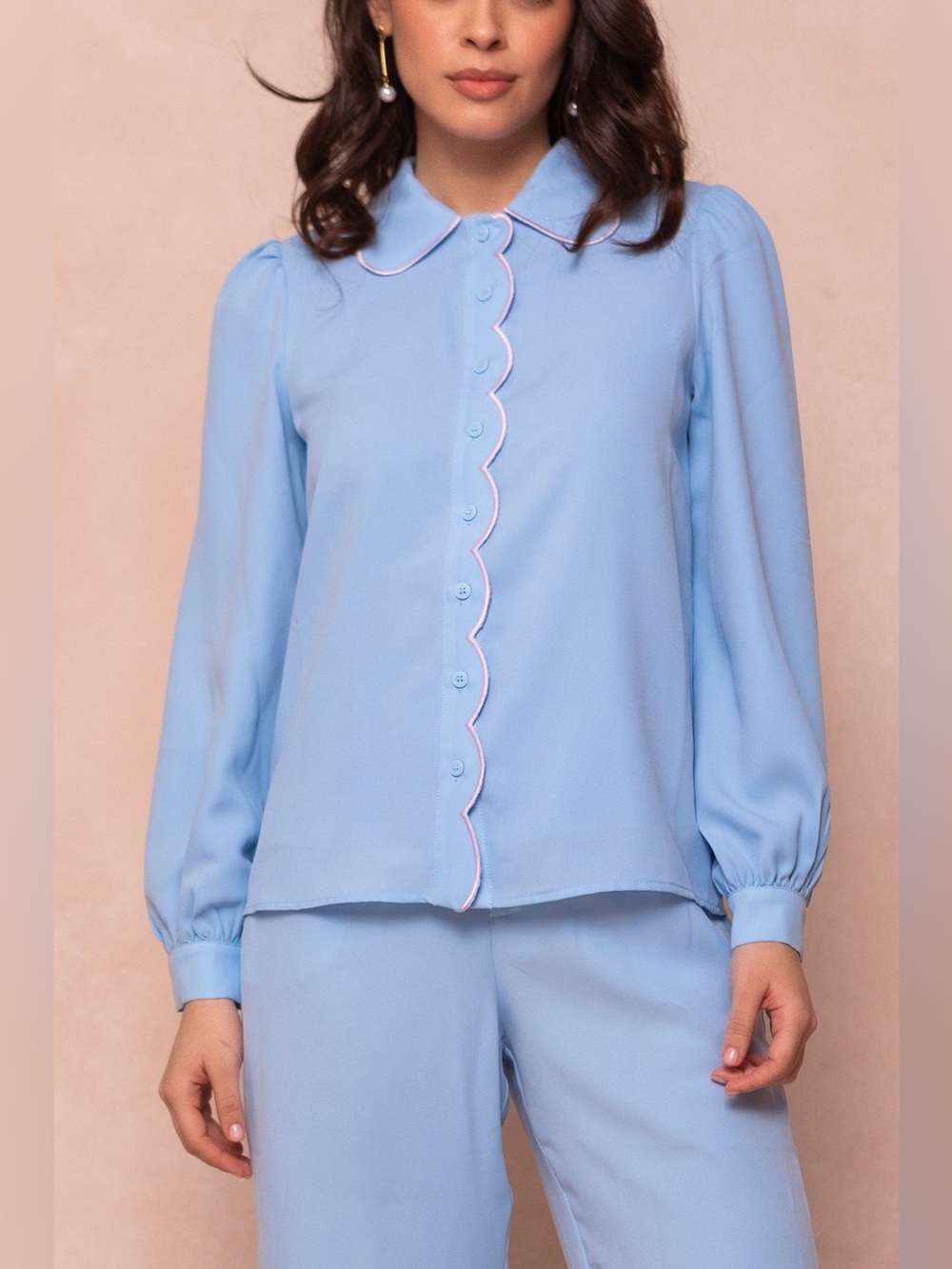 Ivy City Co Bethany Blouse and Trousers Set